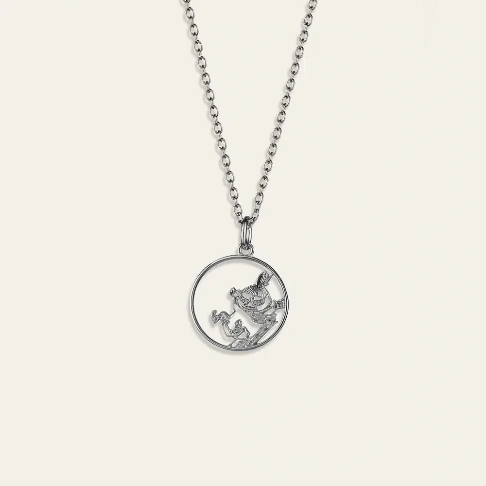 Moomin Necklace Little My Adventure 925 Silver Chain and Pendant